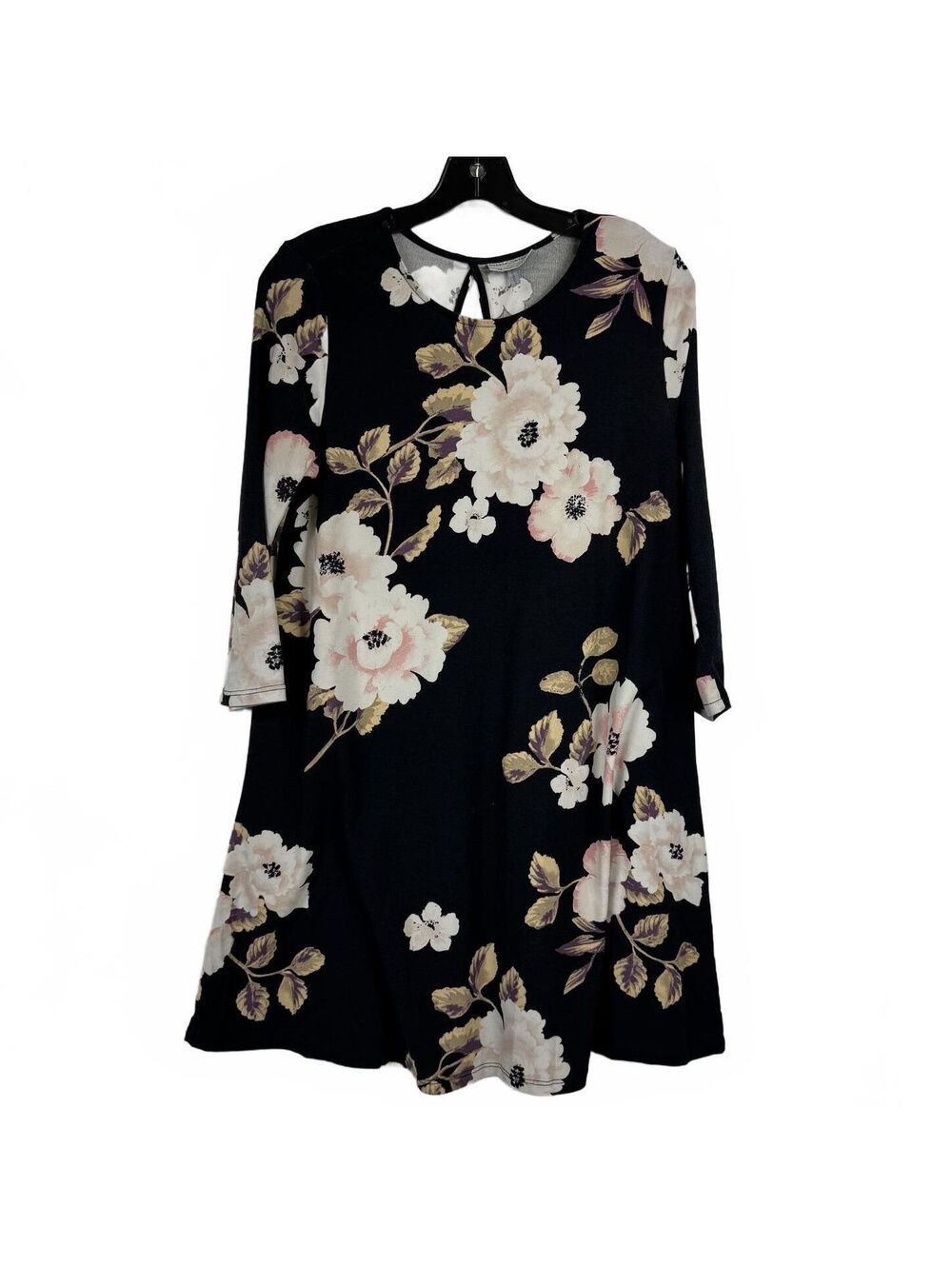 Bobby and Brooks Black Long sleeve Knee-Length dress Women's size Medium